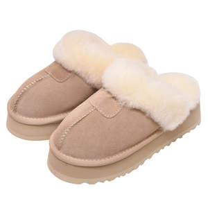 Botas de plataforma beige - Product Image 1