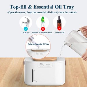 Humidificador de <span class=keywords><strong>Aroma</strong></span> Ultrasónico Recargable por USB de Doble Pulverización Silencioso para Habitación, Marca Kawa de Foshan - Product Image 5