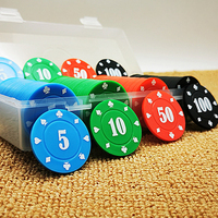 Jetons de Poker Krell Gifts Personnalisés en Céramique de Qualité Supérieure 14g, Ensemble de Jetons de Poker Pas Chers