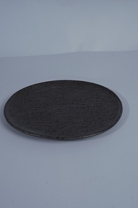 Japandi <b>Large</b> Soup Bowl White Black Salad Deep Frosted Stone Grain Noodle Bowl <b>Plate</b> Agung Keramik D-1561 - Product Image 2