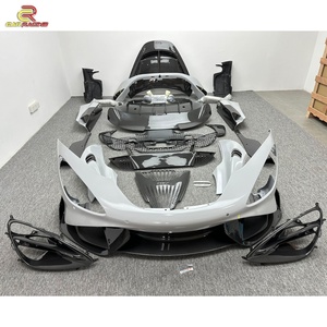 ชุดแต่งคาร์บอนไฟเบอร์แห้งสำหรับ Mclaren 720s Coupe Spider อัพเกรดเป็นสไตล์ 765LT ฝากระโปรงหน้า ปีก บังโคลน กันชน สเกิร์ตข้าง อุปกรณ์ตกแต่งรถยนต์ - Product Image 3