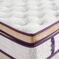Matelas à ressorts ensachés haut de gamme de qualité hôtelière, 7 zones de mousse à mémoire de forme, pour chambre à coucher, disponible en tailles Queen, King, Full, Twin - Offre Spéciale