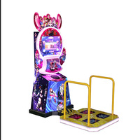 Machine de jeu de danse interactive pour enfants, arcade bon marché, simulation de danse pour enfants, machine de jeu de danse à flèches interactive pour enfants, fonctionnement à pièces, parc d'attractions