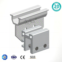 Support de montage de panneaux solaires réglable en hauteur ArtSign, compatible avec mini-rail pour toiture à joint debout
