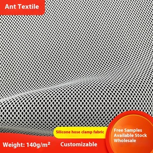 140g Silicone Ống Clip Warp dệt kim 75D sợi đếm lục giác lưới vải cho vest & quần áo lỗ nhỏ có thể được mở - Product Image 2