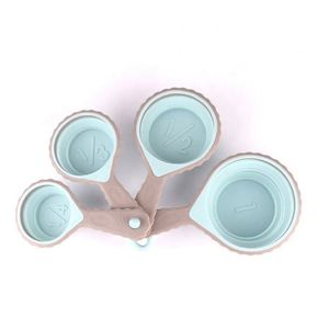 ชุดถ้วยตวงและช้อนตวงซิลิโคนพับได้ 8 ชิ้น ขายดีที่สุด - Product Image 6
