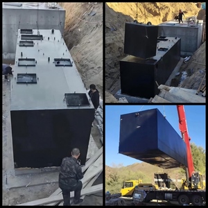Planta de <span class=keywords><strong>Tratamiento</strong></span> de Aguas Residuales MBR Subterránea Shanghai Nanquan NQ-1, 20m/H, Sistema Contenerizado PLC, para Uso Doméstico y Comunitario - Product Image 6