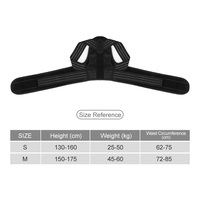 Support dorsal léger avec panneaux respirants en maille et sangles de serrage réglables pour le soutien à domicile et au bureau