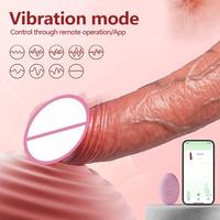 En gros, Godemiché vibrant à télécommande par application, creux, à porter, avec manchon réaliste pour pénis, en silicone, pour retarder l'éjaculation masculine, Fabricant