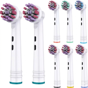 Replacement <b>Head</b> for Oral Brushes with Charcoal Bristles, Tooth Brush <b>Head</b> & Brush <b>Head</b> Replacement for Gum Care - Product Image 1