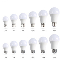 Ventas calientes 12V Bombillas LED Luz E27 B22 Focos Bombilla LED