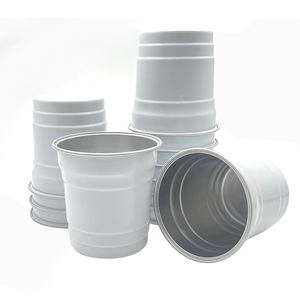 Custom High Quality Disposable Eco-Friendly Lightweight Recyclable Color Logo Printed Aluminum <b>Freezer</b> Beer Cup - Product Image 2