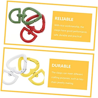 Kits de fabrication de porte-clés en métal avec boucle à ressort en forme de cœur de pêche, accessoires pour la fabrication de porte-clés, clip pour porte-clés, mousqueton pivotant, crochets à pression, fermoirs