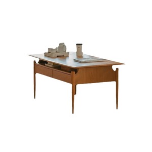 Mesa de Centro Ruogu de Madera de Cerezo, Estilo Nórdico Minimalista, Madera Sólida para Sala de Estar, Mesa de Té Japonesa para el Hogar - Product Image 5