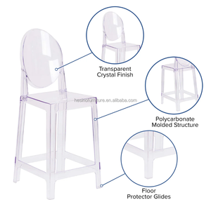 Tinh thể trong suốt hình bầu dục trở lại ma truy cập Phân ngoài trời và khách sạn sử dụng vật liệu nhựa - Product Image 2