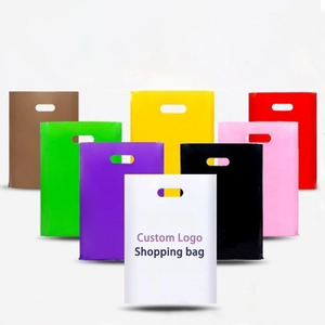 Áo Thun Nhựa Thiết Kế Bán Buôn Tùy Chỉnh Túi Mua Sắm Siêu Thị Có Tay Cầm Đóng Gói - Product Image 1