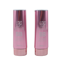 Emballage de tube de crème solaire plat vide personnalisé Tube en plastique en aluminium Tube en plastique pour soins de la peau cosmétique à presser