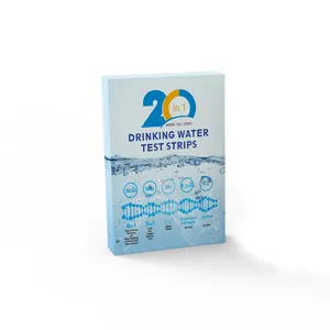 家庭用飲料水品質試験試験用紙、試薬硬度急速20 in 1井戸水、pH、水道水、