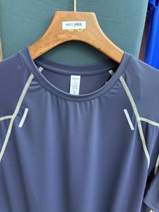 Venta al por Mayor de Camisetas Deportivas de Nailon UPF50 de Alta Calidad, Manga Raglán, Unisex para Hombre y Mujer, con Costuras Planas y Reflectantes para Gimnasio - Product Image 4