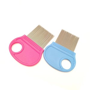 Peine clásico de dientes de Metal de superdensidad <span class=keywords><strong>para</strong></span> piojos, peine <span class=keywords><strong>para</strong></span> pulgas y <span class=keywords><strong>liendres</strong></span> <span class=keywords><strong>para</strong></span> niños y adultos con mango de plástico <span class=keywords><strong>para</strong></span> uso doméstico - Product Image 2