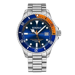 Custom Depth <span class=keywords><strong>Master</strong></span> Suiza Movimiento automático Reloj de buceo de acero inoxidable para hombres con correa de reloj de gama alta - Product Image 1