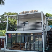 Maison prédécoupée en béton, unité moderne, maisons préfabriquées