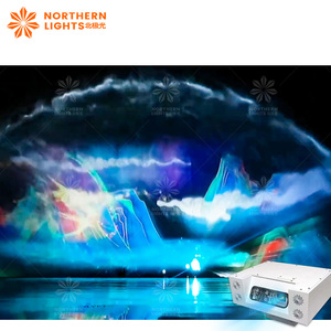 Northern Lights Lake Fuente musical Pantalla de agua Show Película <span class=keywords><strong>Niebla</strong></span> Pantalla Proyección Mapeo 3D con sistema - Product Image 1
