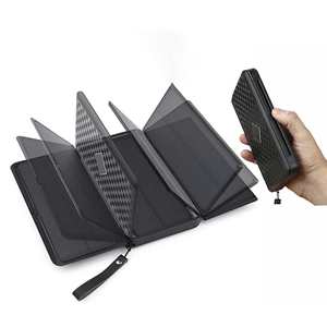 Pannello solare pieghevole multifunzione personalizzato <span class=keywords><strong>P</strong></span> Powerbank 10000mAh Wireless Charge Power Bank banca di energia solare di emergenza 20000mAh - Product Image 1