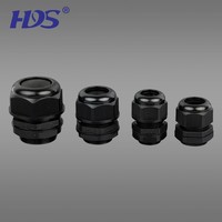 HDS haute qualité échantillon gratuit PG Type presse-étoupe en nylon en plastique PG42 50 pièces/sac