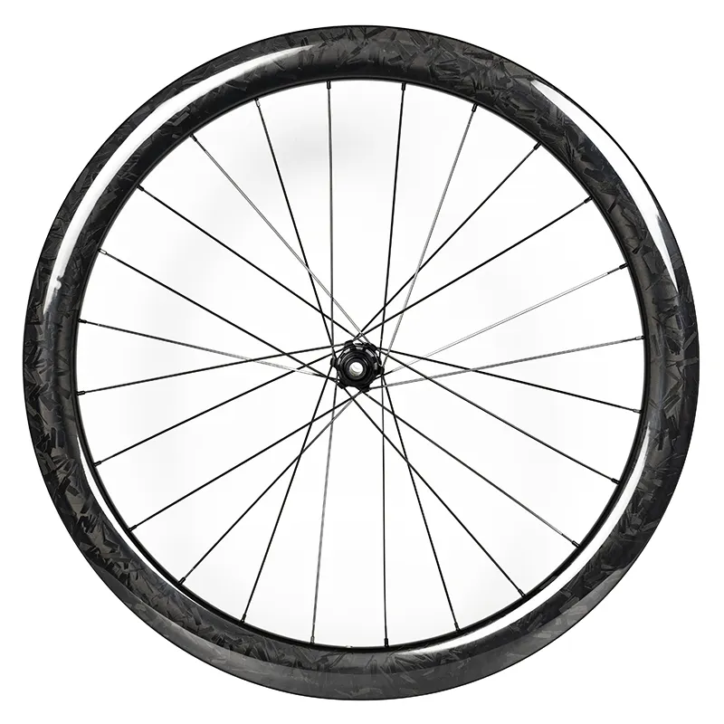 GRO 2 nuevos forjado patrón grava bicicleta ruedas 45mm Profundidad 24mm Anchura interna con RD13 Sistema de trinquete Hub