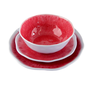 Fábrica de <span class=keywords><strong>vajilla</strong></span> de <span class=keywords><strong>melamina</strong></span> SEBEST, venta al por mayor, juego de cena rojo de <span class=keywords><strong>melamina</strong></span> grueso de forma Irregular personalizado para <span class=keywords><strong>12</strong></span> <span class=keywords><strong>piezas</strong></span> - Product Image 2