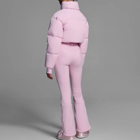 Combinaison de ski une pièce pour femme CONMR, à capuche, imperméable, coupe-vent, respirante, pour l'hiver en plein air, marque privée