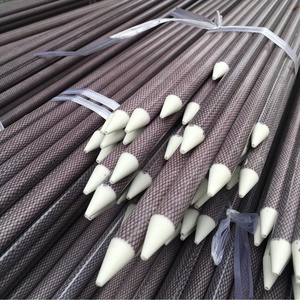 UV kháng FRP GRP sợi thủy tinh hỗ trợ nhà máy Stakes 3K Mạng Che Mặt sợi thủy tinh cây cổ phần - Product Image 1