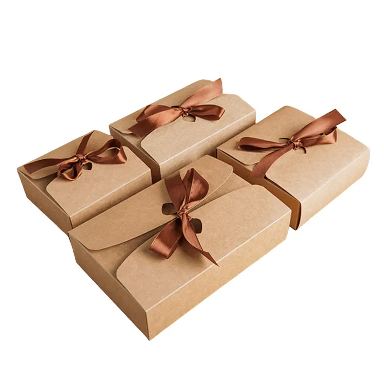 Праздничная подарочная коробка, коробка для вина, подарок, бумажная прямоугольная Подарочная коробка для украшения на заказ