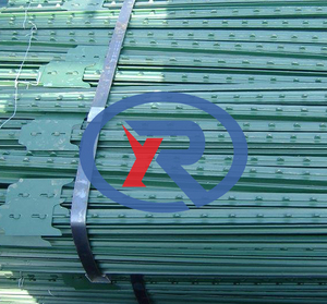 Poste <span class=keywords><strong>de</strong></span> Cerca en T con Pernos, Pintado <span class=keywords><strong>de</strong></span> Verde, <span class=keywords><strong>de</strong></span> 8 Pies, con Placa, Precio Económico y Popular - Product Image 6