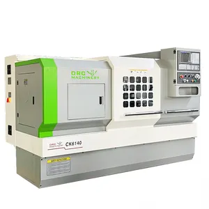 Siemens Hệ Thống Mini Cnc Phẳng Giường Máy Tiện Ck6140 CNC Lathe Quay Gia Công Kim Loại Máy Tiện