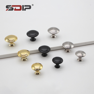 SDIP Aluminum Alloy Bedroom Office Bathroom Furniture <strong>Knob</strong> Dresser <strong>Black</strong> Furniture Drawer Kitchen Unit Handles <strong>Knobs</strong> - Product Image 1