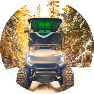 รถเข็นกอล์ฟไฟฟ้า4ที่นั่งปรับแต่งสีได้สี72V ผ่านการรับรอง CE - Product Image 4