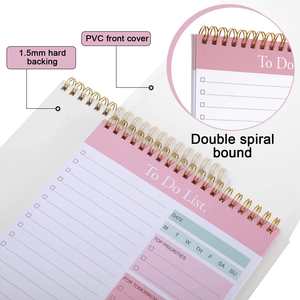 To Do List Bloc-notes Planificateur quotidien Bloc-notes de planification de travail pour <span class=keywords><strong>Scholl</strong></span> Office Étudiant Planificateur quotidien Formes autocopiantes en 2 parties, 50 ensembles - Product Image 3