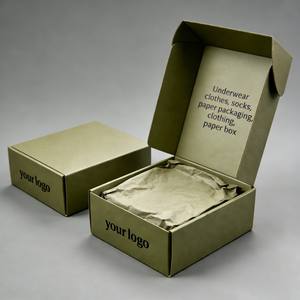 صناديق هدايا مموجة بالجملة مباشرة من المصنع، إصدار جديد <span class=keywords><strong>2026</strong></span>، صناديق تغليف ورقية قابلة لإعادة التدوير للملابس الداخلية والأحذية والشحن - Product Image 4