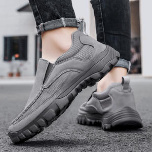 Venta al por mayor de fábrica y zapatos casuales para hombre populares, ligeros, transpirables, antideslizantes, modernos y a la moda para senderismo al aire libre. - Product Image 3