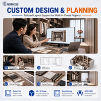 Armarios de Vestidor Contemporáneos de Lujo con Diseño Personalizado para Proyectos de Interiores de Villas