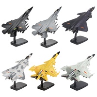 Maquette de chasseur furtif J-31 J-15 J-20 en métal moulé sous pression, modèle militaire de simulation, décoration de bureau, jouet en métal moulé sous pression