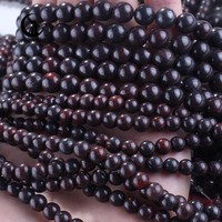 Vente en gros de perles de pierre de sang de Chine de 6/8/10 mm, pierres naturelles, perles de pierre de sang chinoise pour la fabrication de bracelets