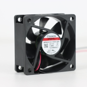 Ventilateur axial de refroidissement SUNON MF60251VX-1000C-A99 électrique 60x60x25mm 12VDC 130mA 1.56W 5200RPM 27.0CFM à roulement à billes pour armoire et onduleur - Product Image 1