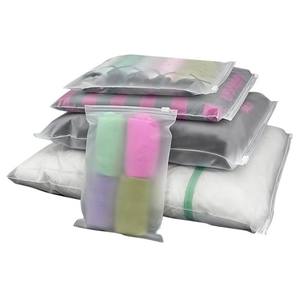 In stock recyclble transparent Custom PE <b>Plastic</b> Security Zipper <b>Bags</b> with Gravure Printing <b>for</b> garment underwear <b>Packaging</b> - Product Image 4