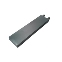 40*160*15mm Aluminium Radiateur CPU Bloc de refroidissement par eau Boîtier d'ordinateur Refroidisseur de liquide Plaque de refroidissement par eau