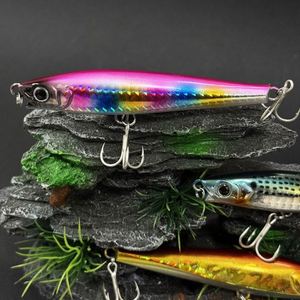 Señuelo Minnow de 95mm y 38g, Cebo Artificial Duro de ABS, Señuelos de Hundimiento para Agua Media y Fondo, para Pesca en Agua Salada y Dulce con Anzuelos - Product Image 1