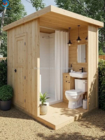 Nouvelle toilette portable de luxe, salle de bain mobile extérieure, remorque de toilettes portables, toilettes mobiles à vendre