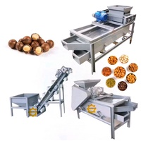 Pecannoten Schil- en Schilmachine, Was-, Droog-, Sorteer-, Schelp- en Krakmachine, Verwerkingsapparatuur, Productielijn